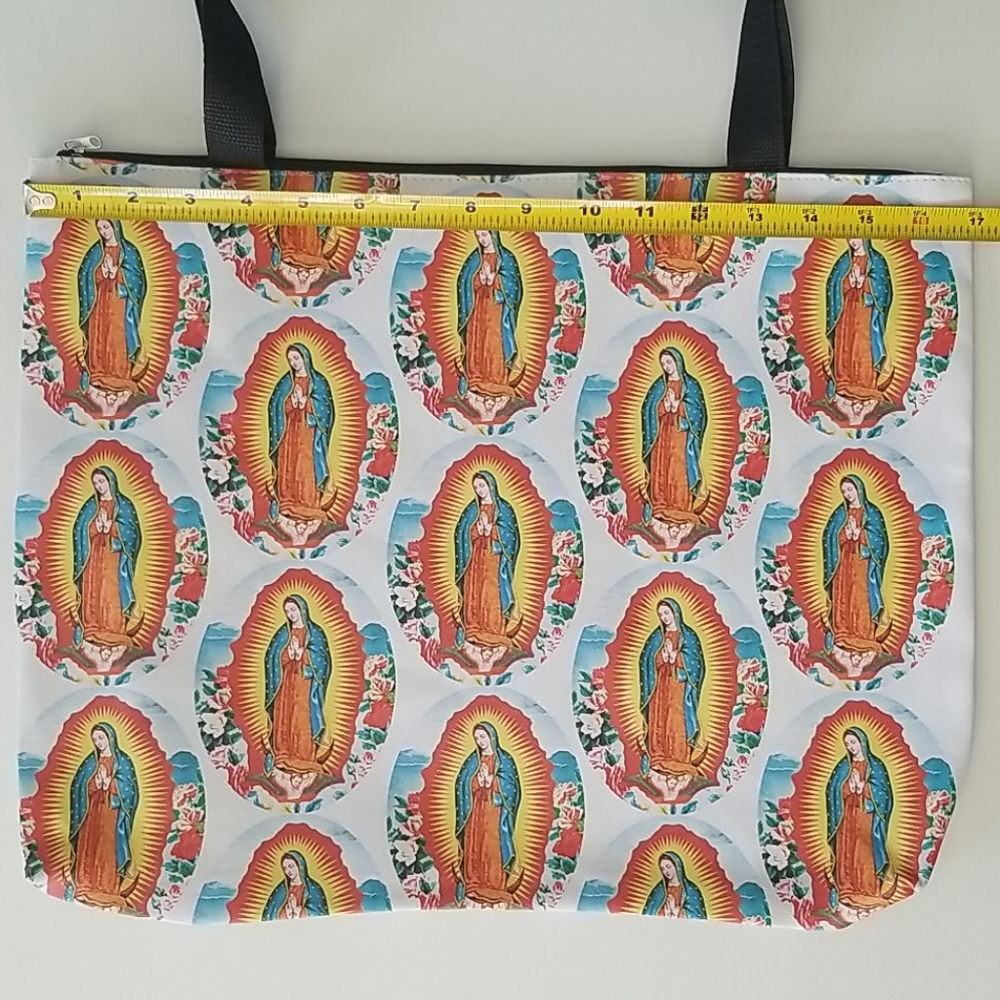 Our Lady of Guadalupe Virgin Mary Tote Bag - Picture 4 of 11